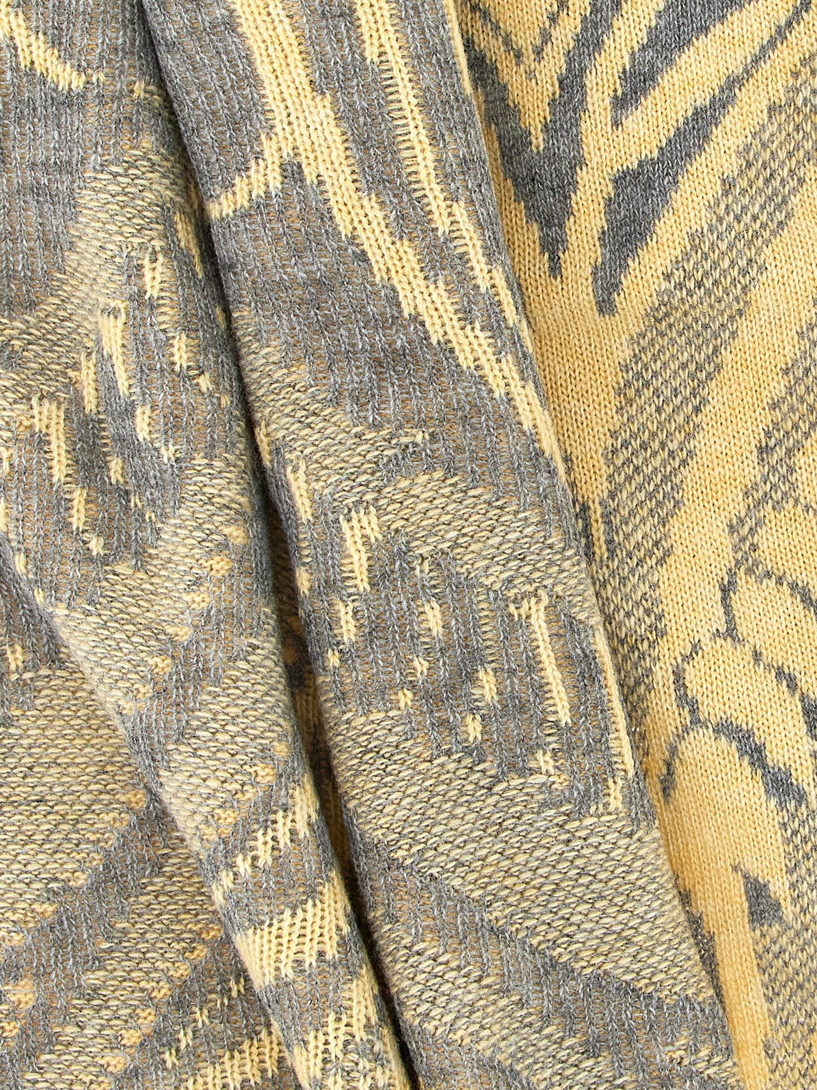 Barocco jacquard scarf Multicolor Wool Scarves, Foulards