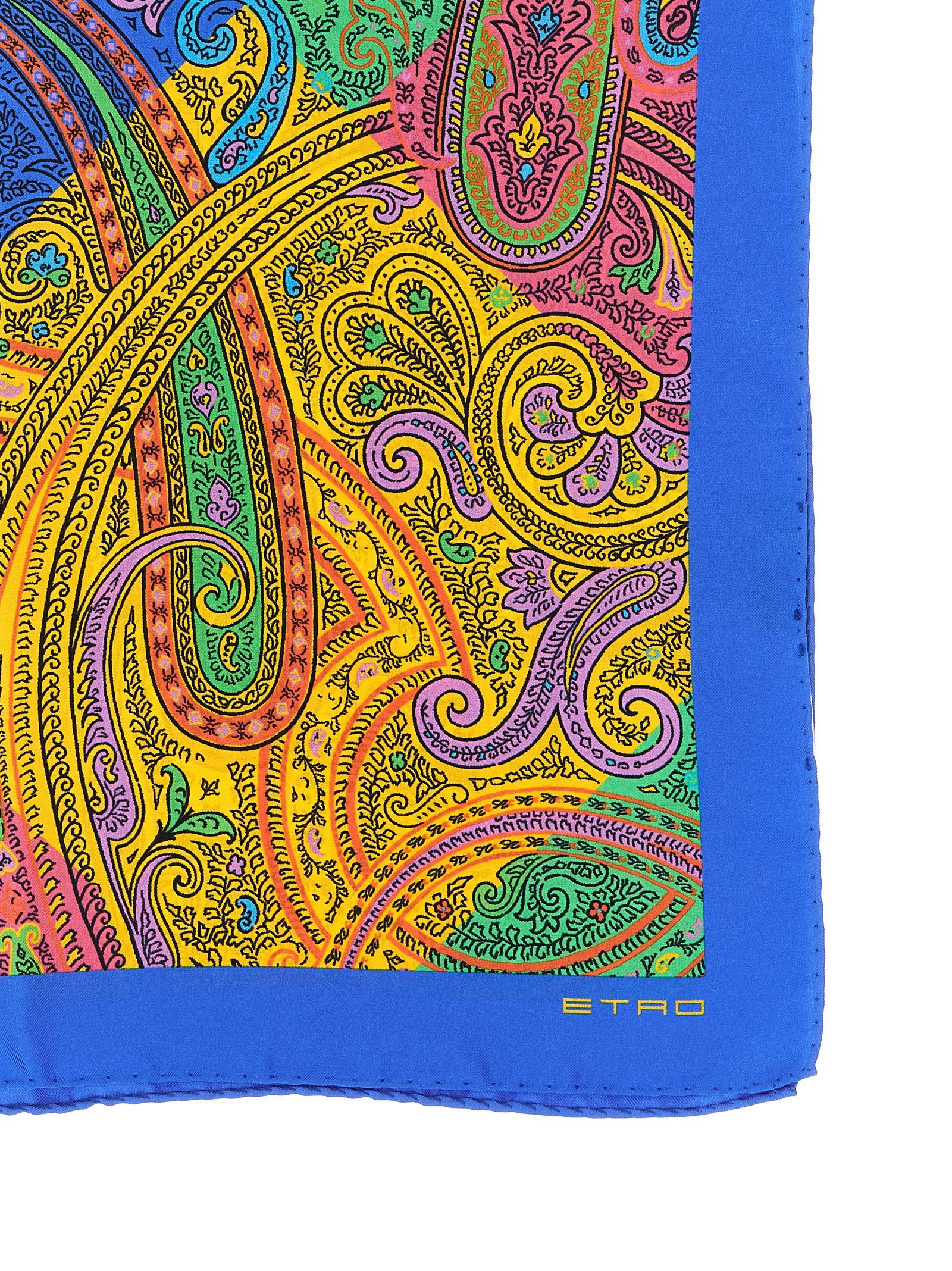 Floral Paisley scarf Multicolor Silk Scarves, Foulards