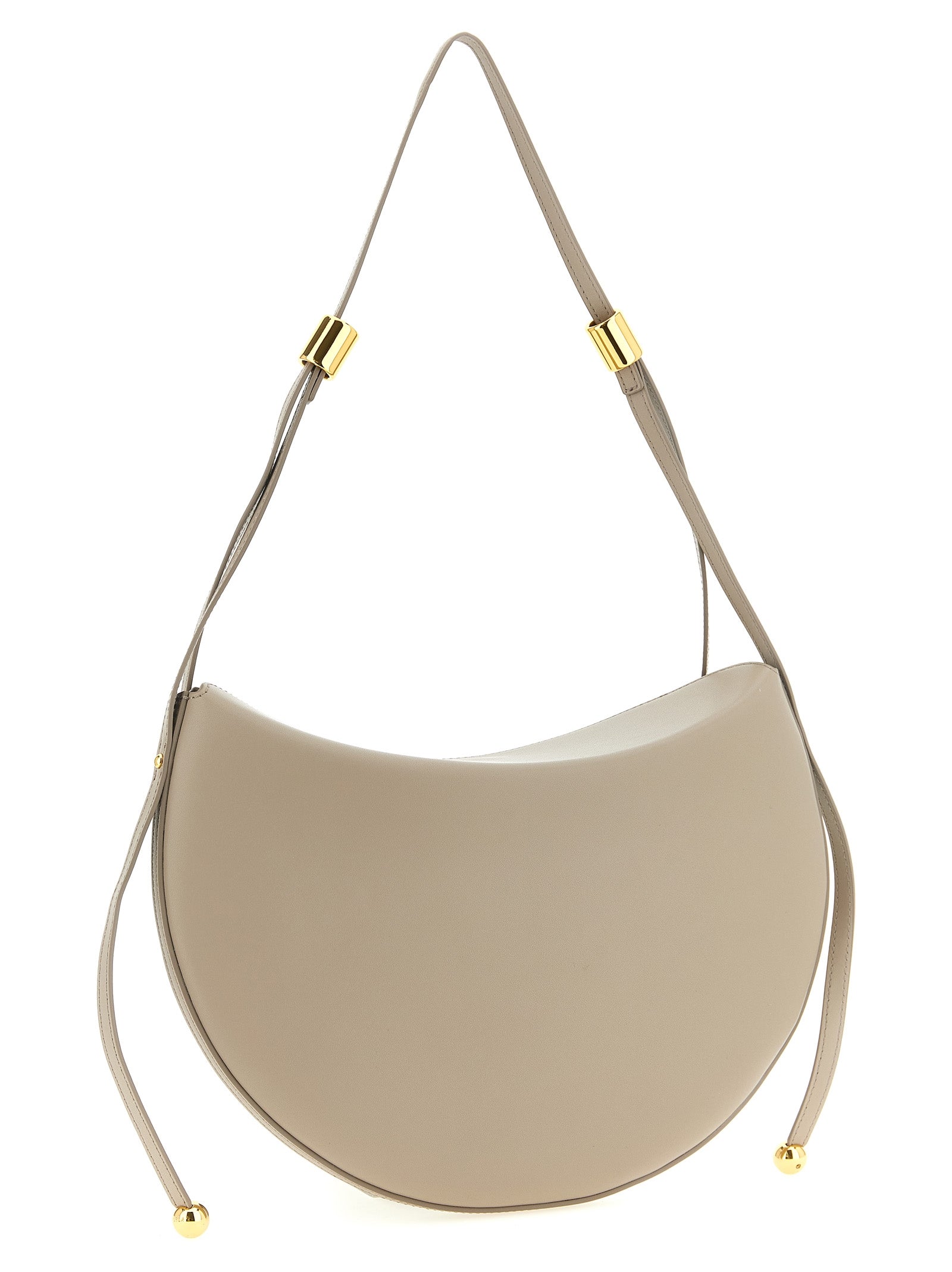 Furla Moonstone small shoulder bag Beige Calfskin Leather (bos Taurus)