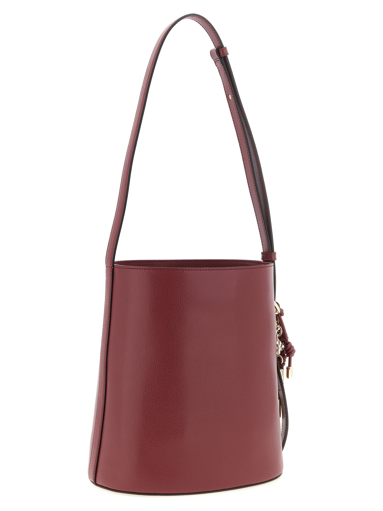 Roxie small bucket bag Bordeaux Calfskin Leather (bos Taurus) Shoulder