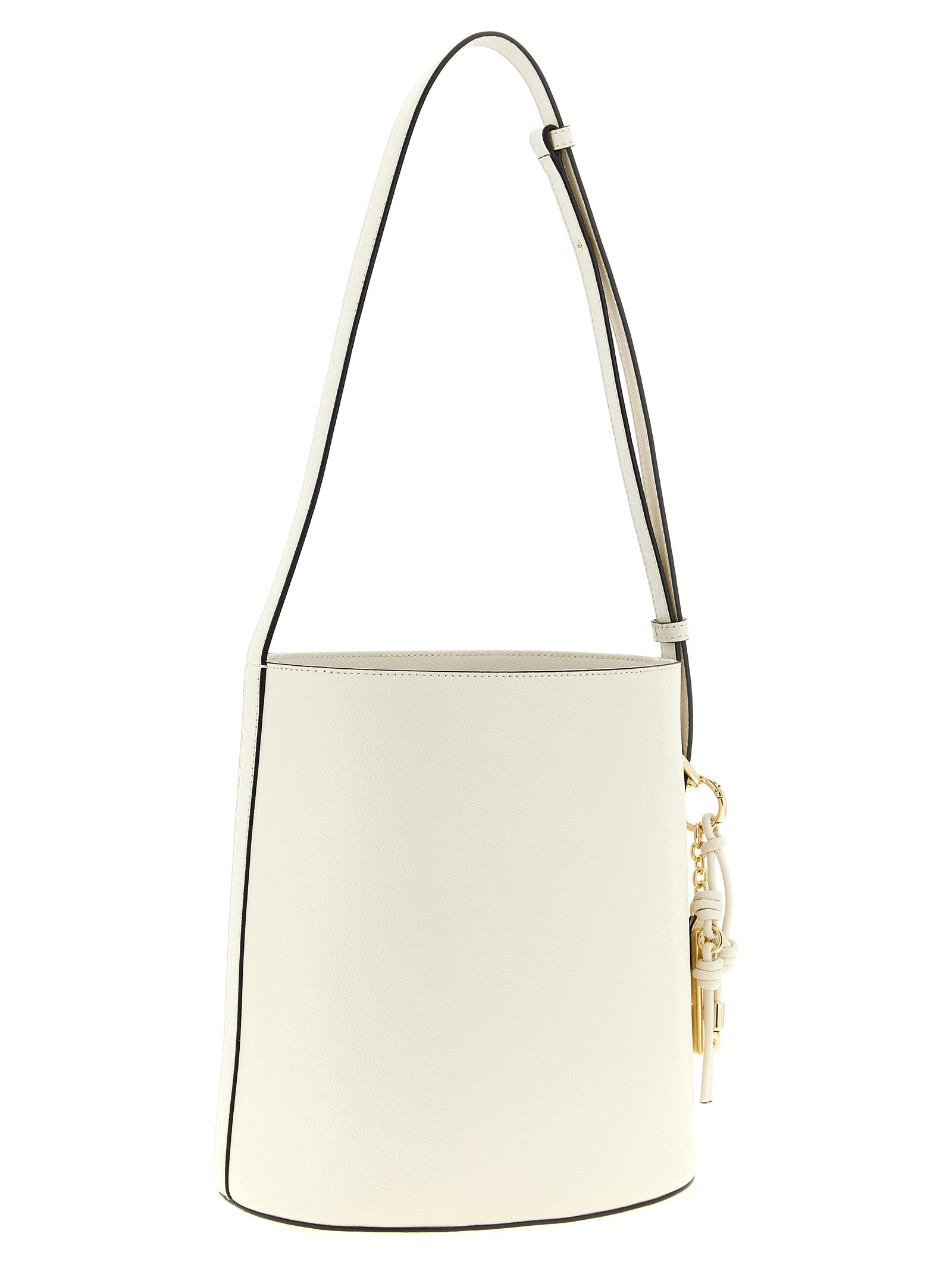 Roxie small bucket bag White Calfskin Leather (bos Taurus) Shoulder