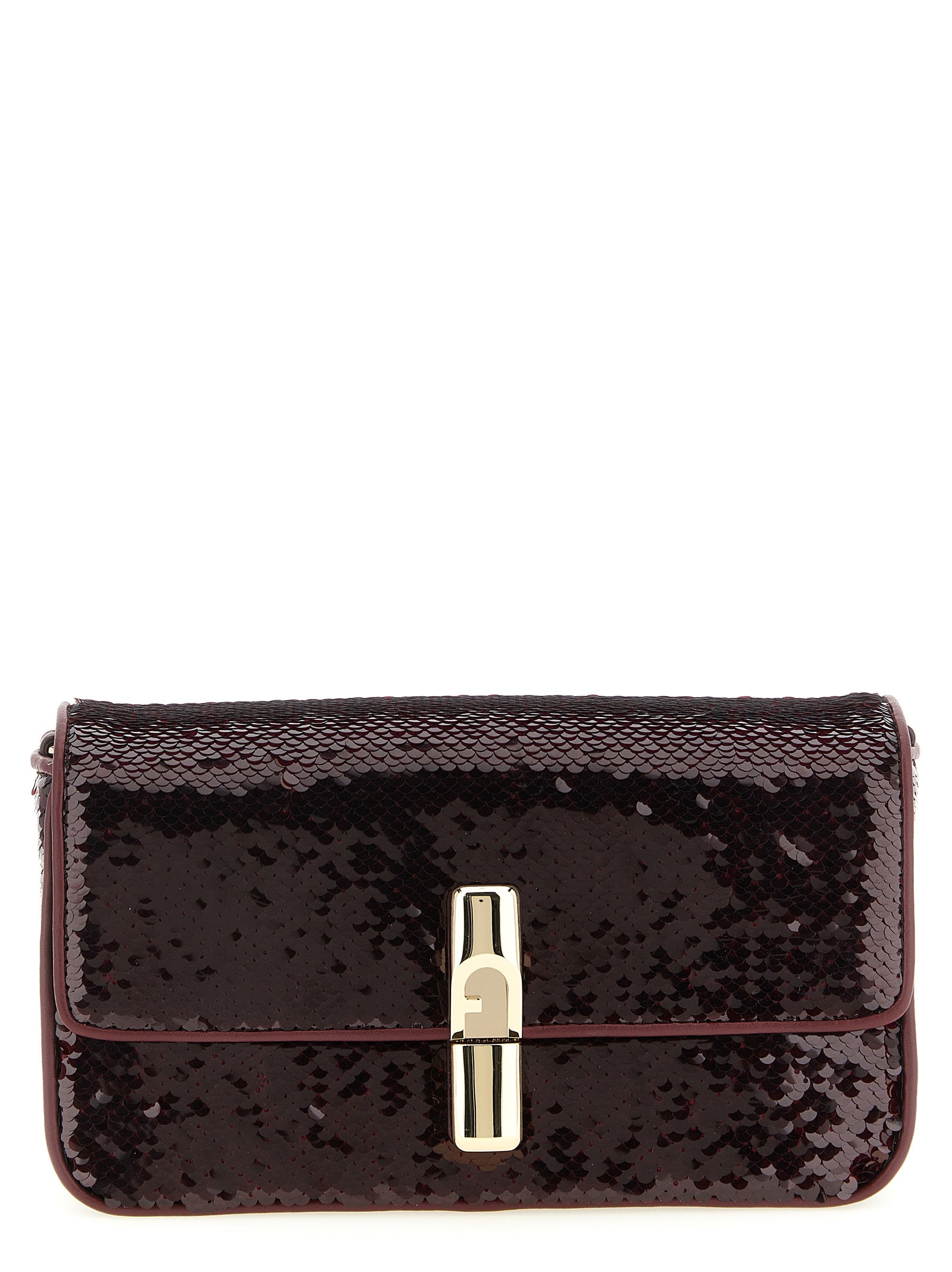 Furla Iride small crossbody bag Bordeaux