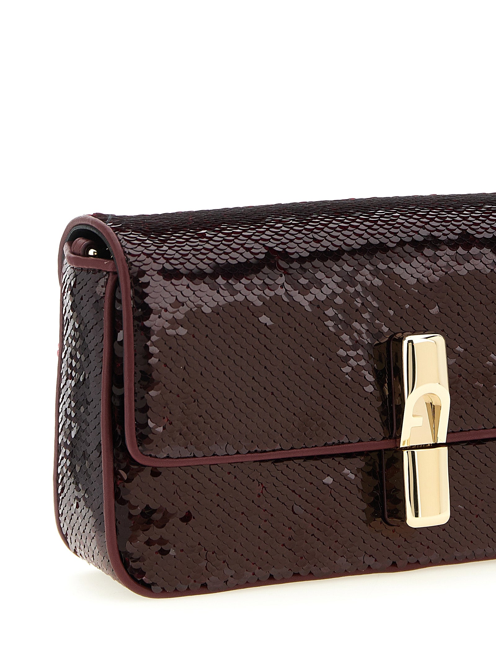 Furla Iride small crossbody bag Bordeaux