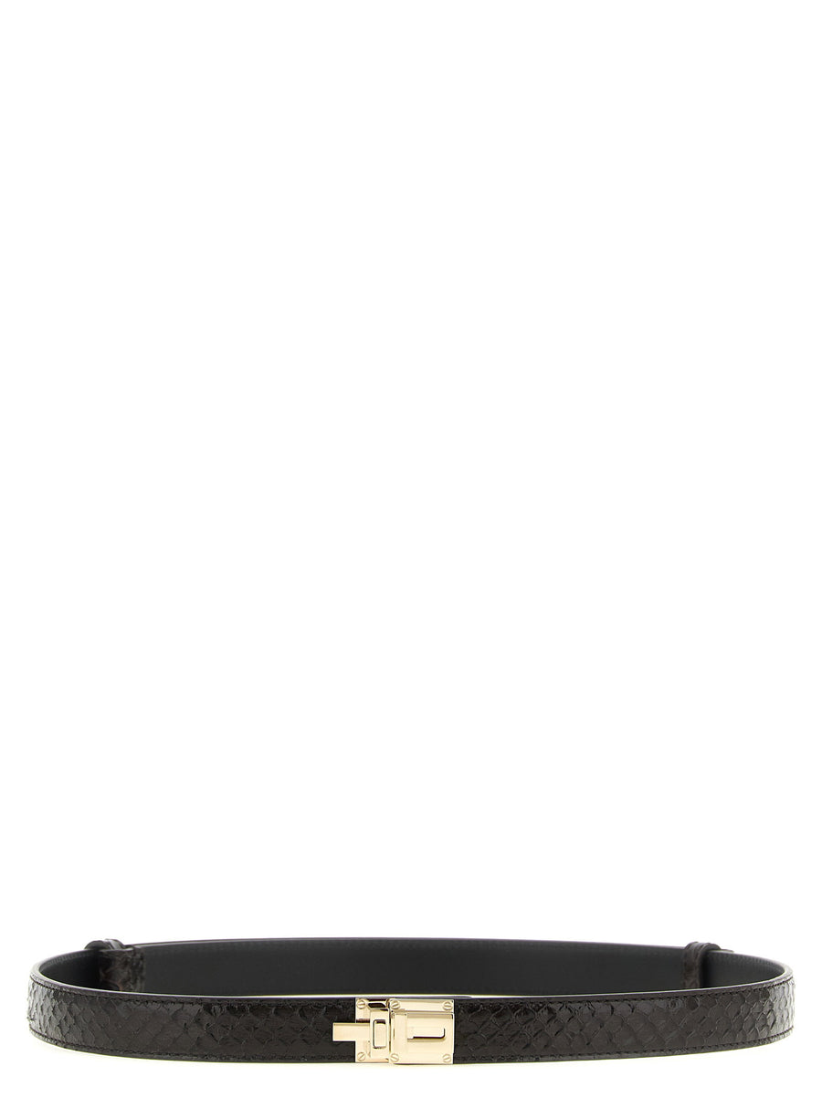 Tom Ford T Latch Belt — Brown