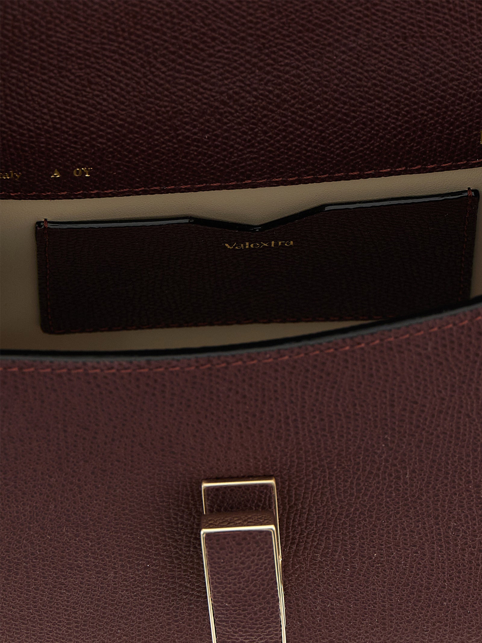 Micro Iside Crossbody Bag Bordeaux Calfskin Leather (bos Taurus)