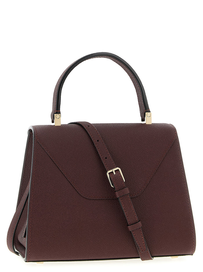 Iside mini handbag Bordeaux Calfskin Leather (bos Taurus) Hand Bags