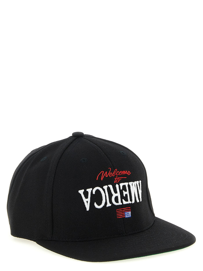 Welcome To America Cap Black Polyester Hat