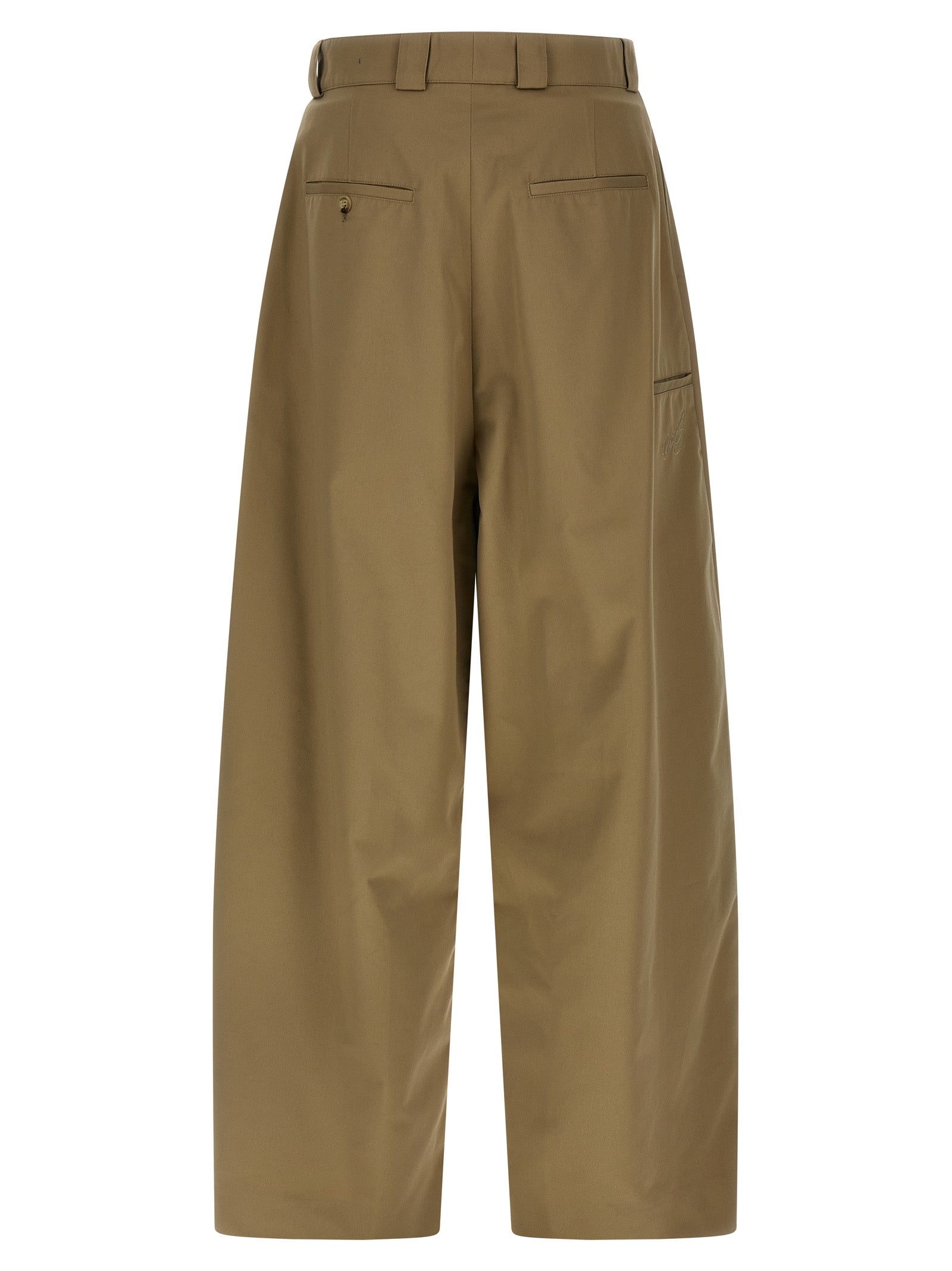 Cholo pants Beige Polyester
