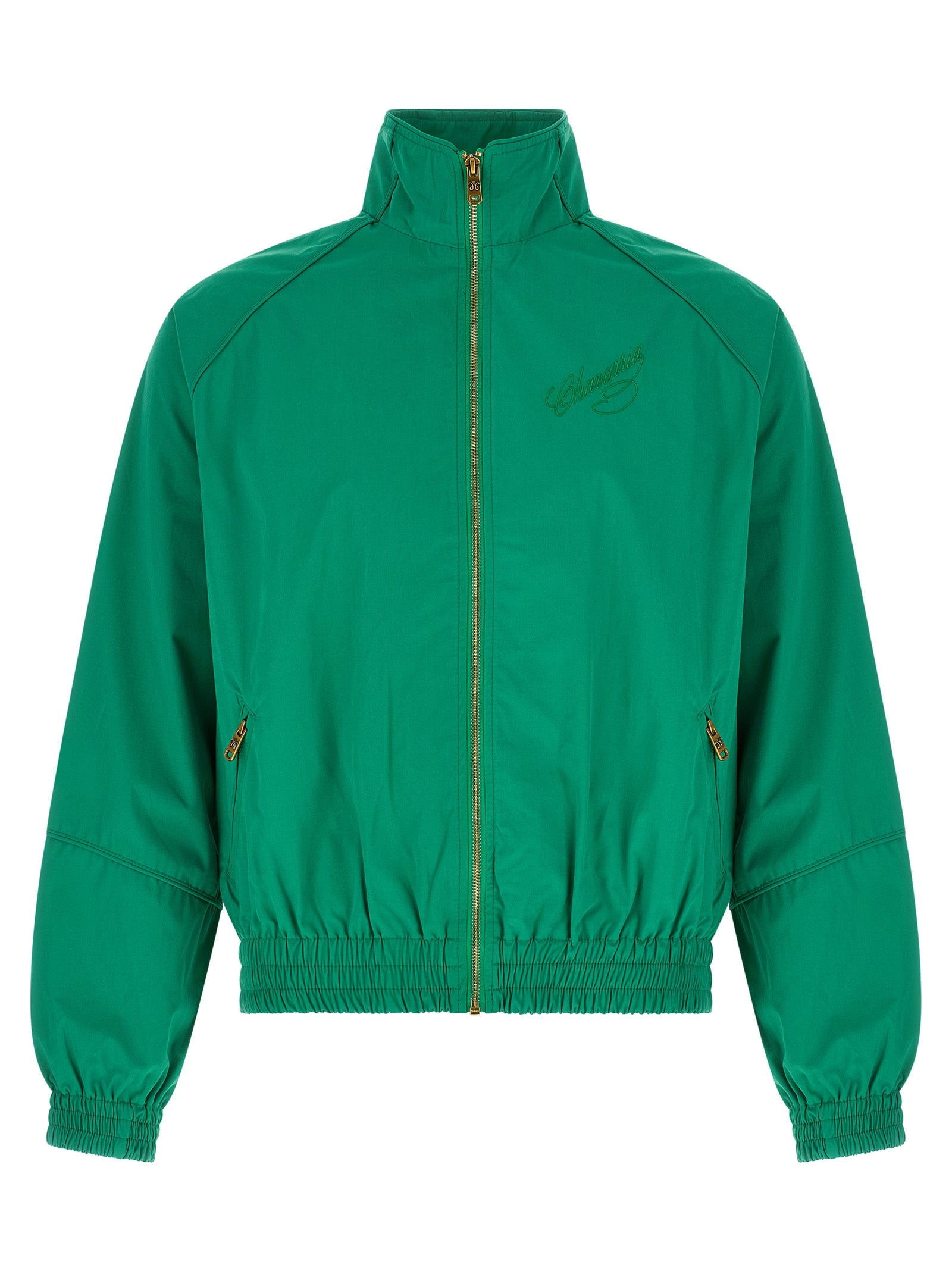 Ruff Rider Track jacket Green Cotton Down Jacket, Parka, Casual