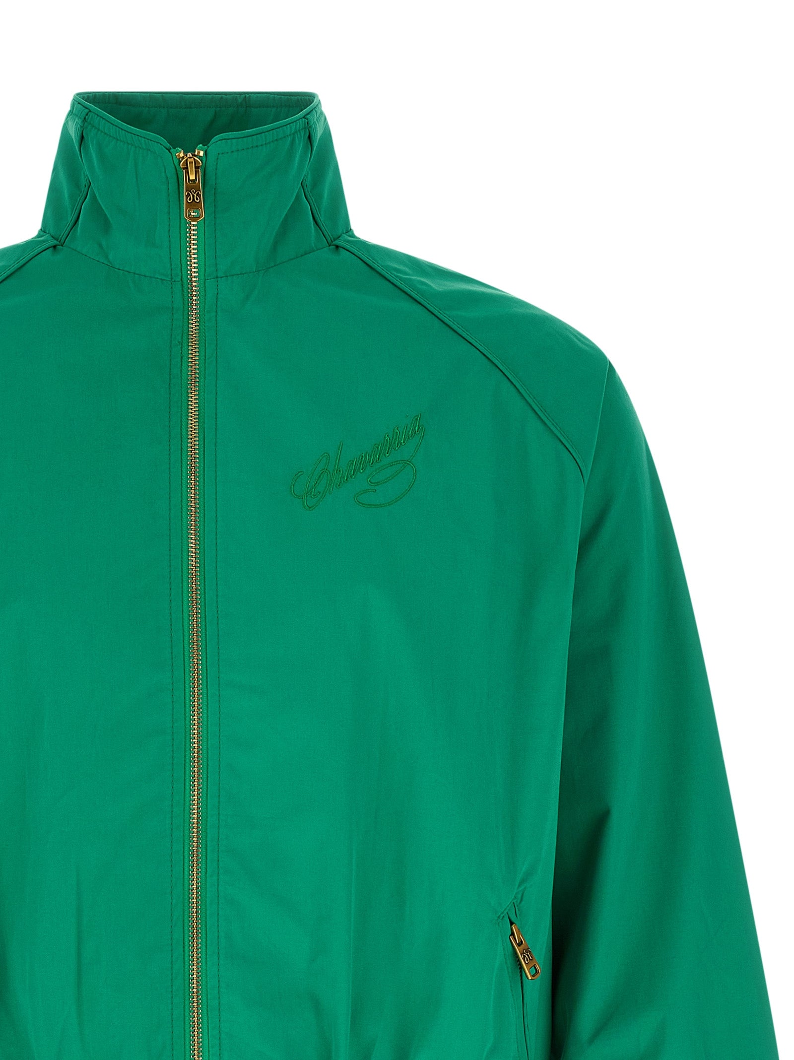 Ruff Rider Track jacket Green Cotton Down Jacket, Parka, Casual
