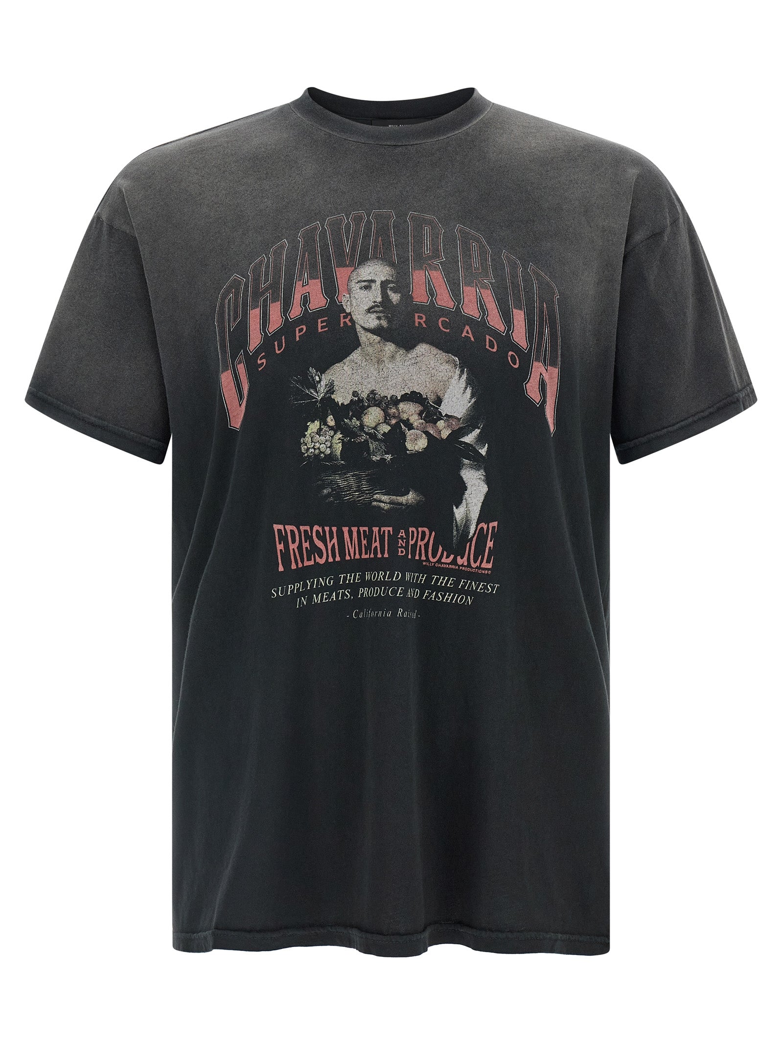 San Chachi Produce T-shirt Black Cotton