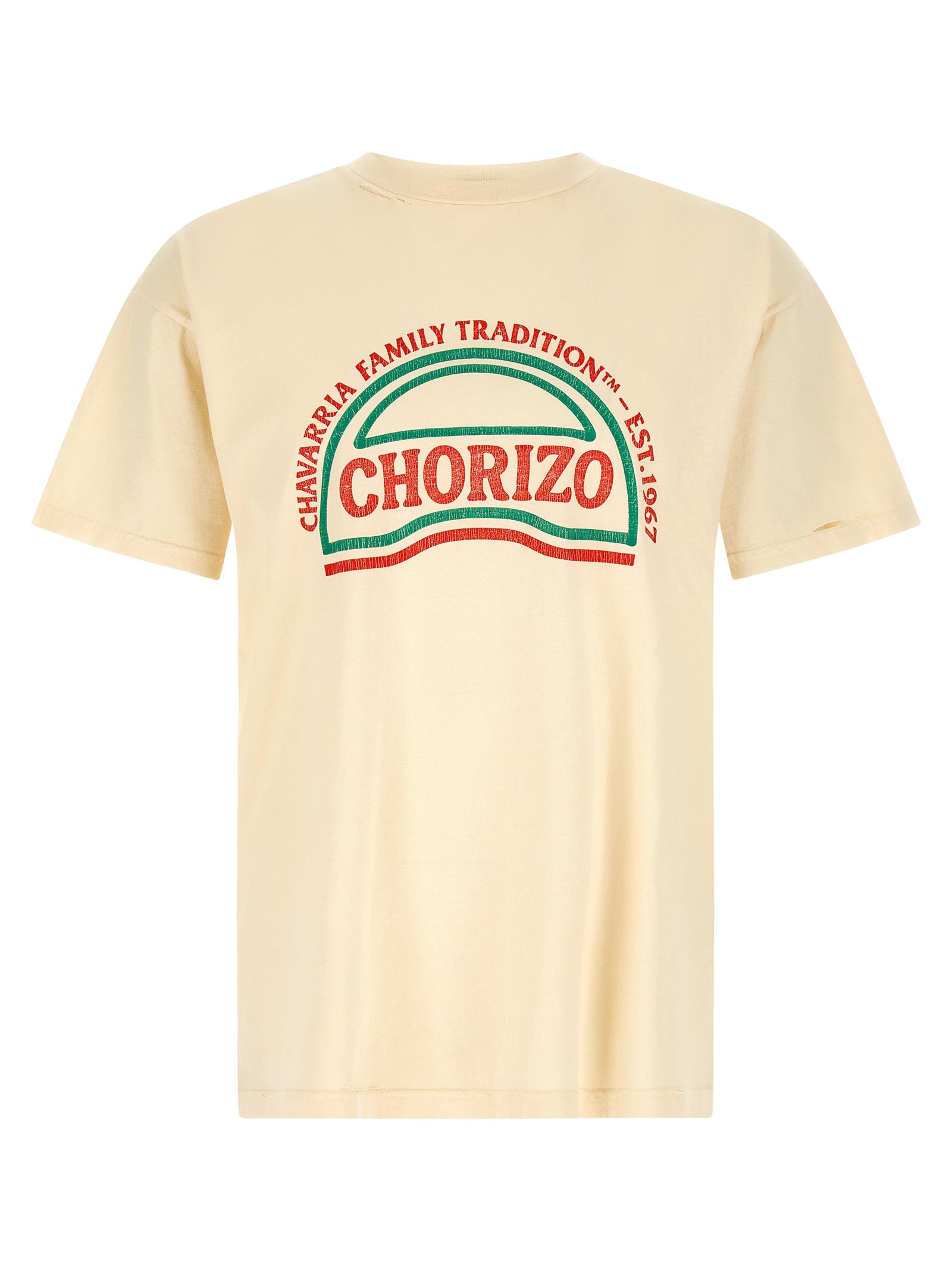 Chorizo - Easy Tee T-shirt Beige Cotton