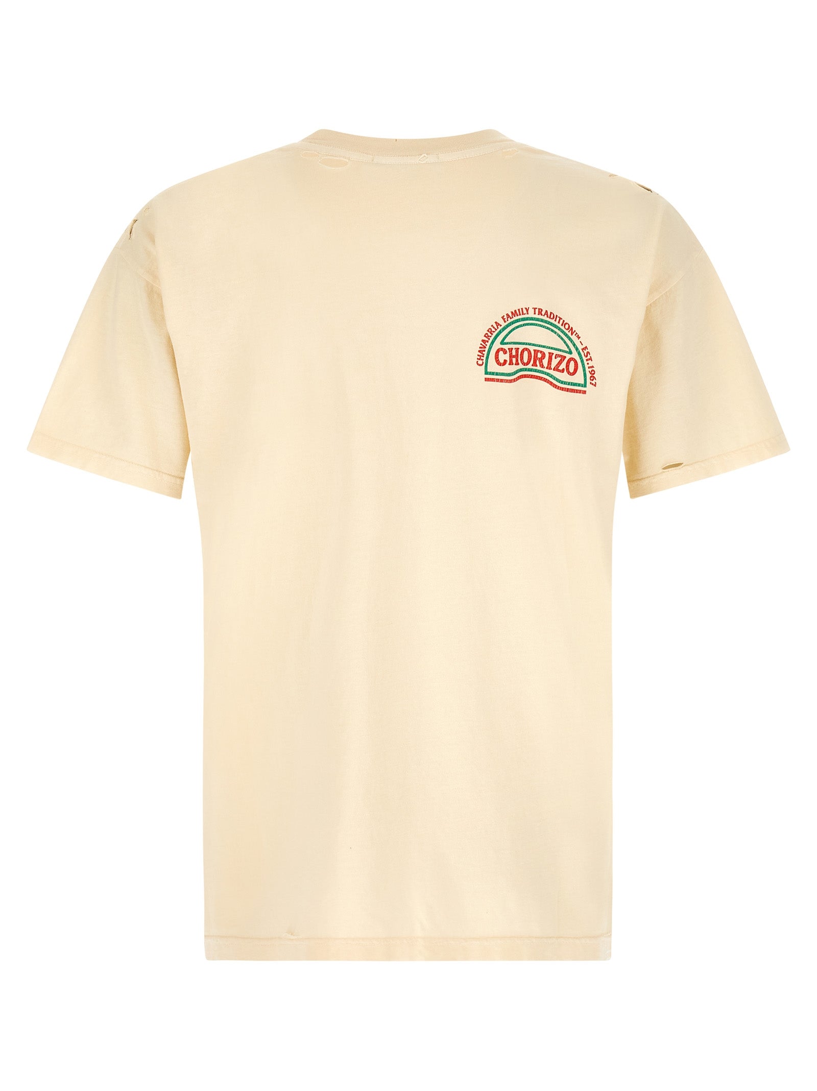 Chorizo - Easy Tee T-shirt Beige Cotton