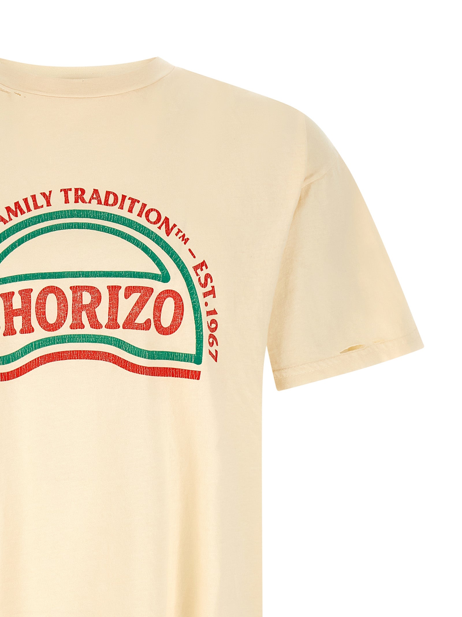 Chorizo - Easy Tee T-shirt Beige Cotton