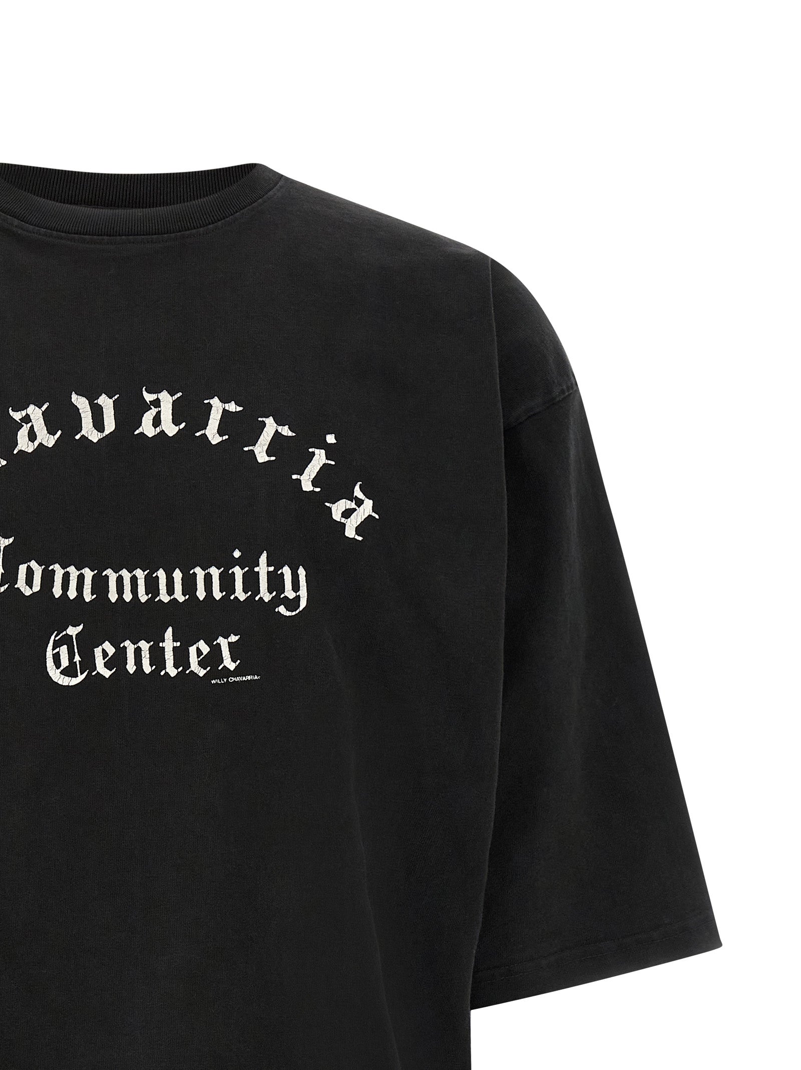 Chavarria Community Center - Buffalo T-shirt Black Cotton