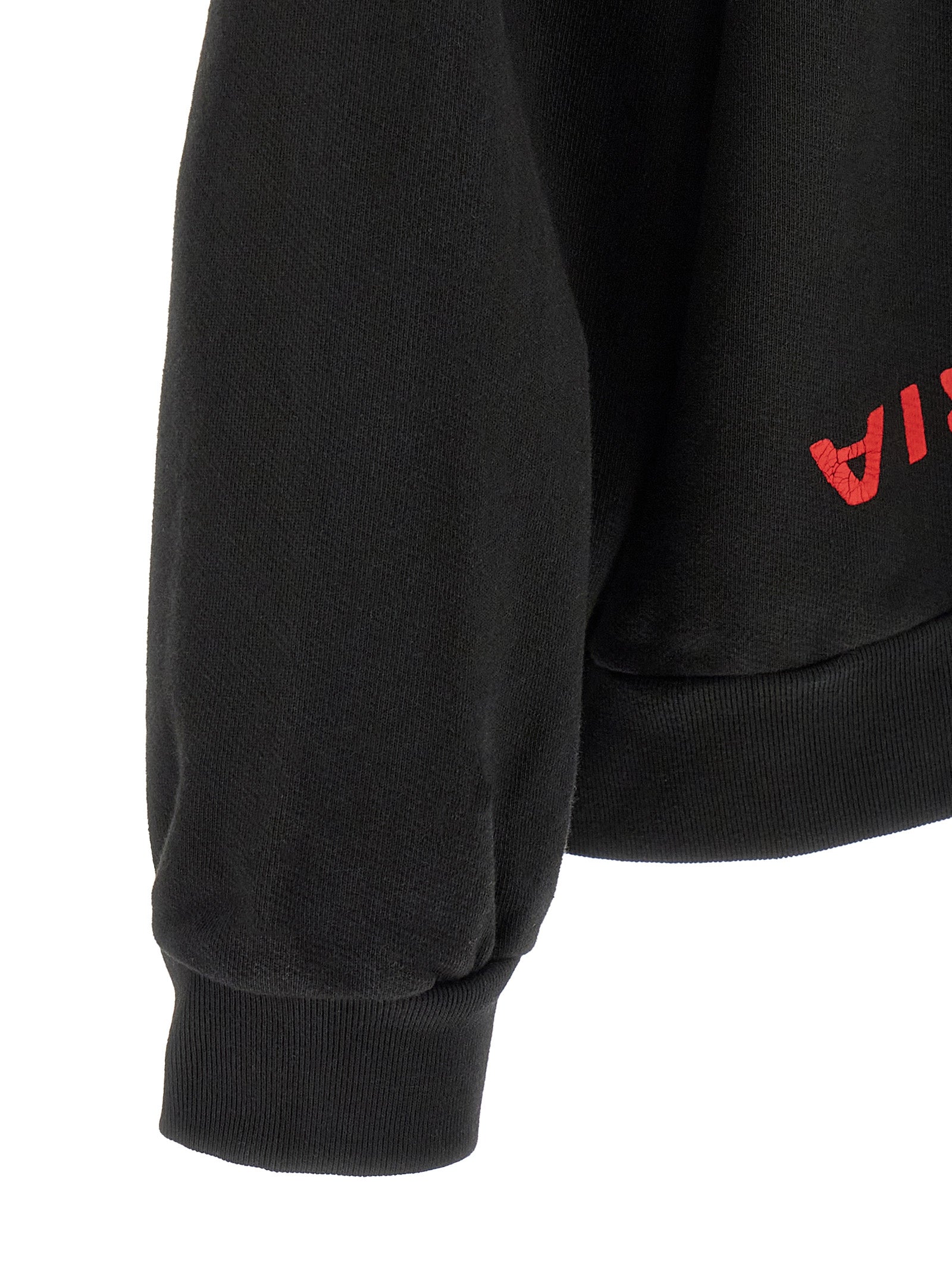 Welcome To America-Hooligan Hoodie Black Cotton Sweatshirt