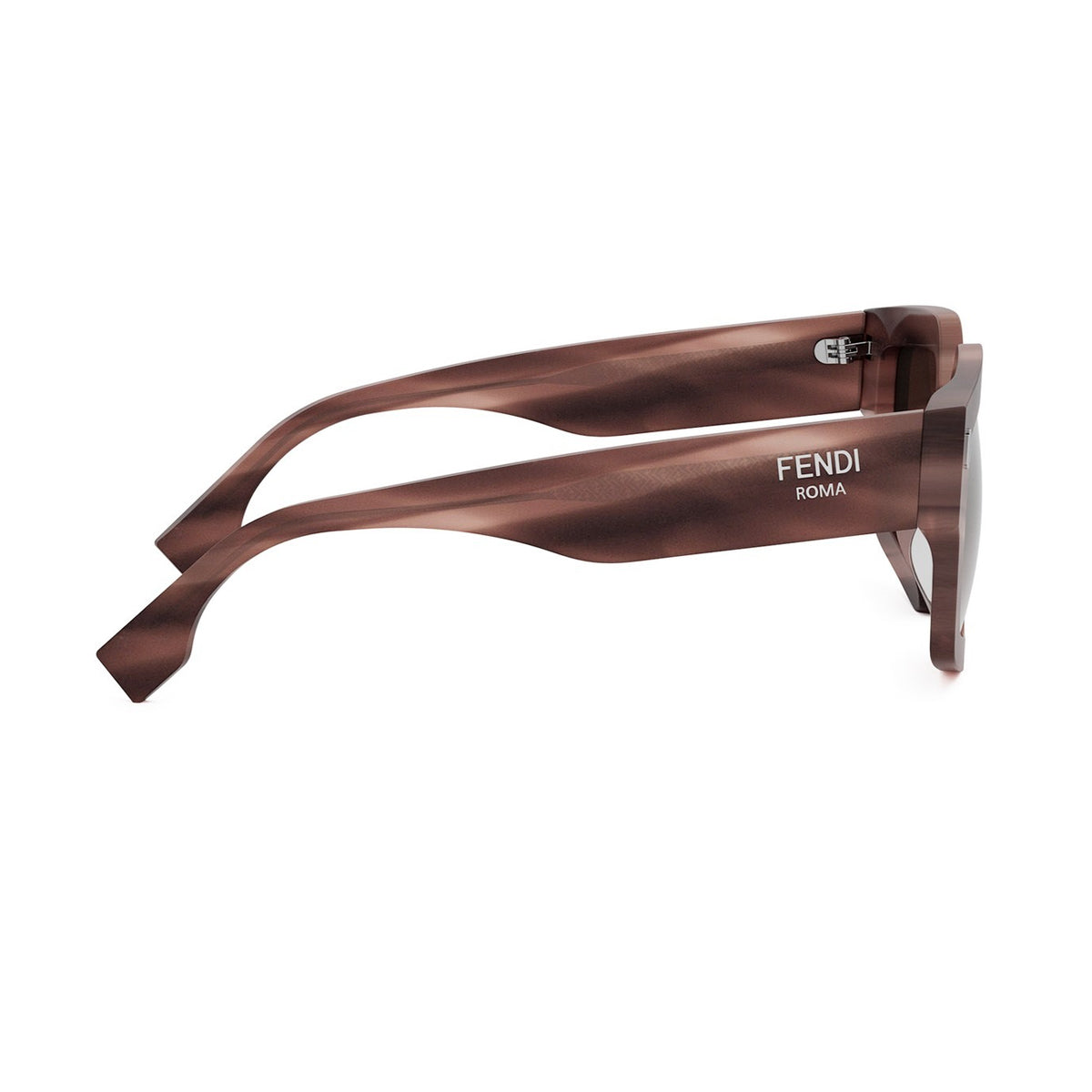 Fendi FE40162I 74F Rosa Lucido Acetate Occhiali Da Sole