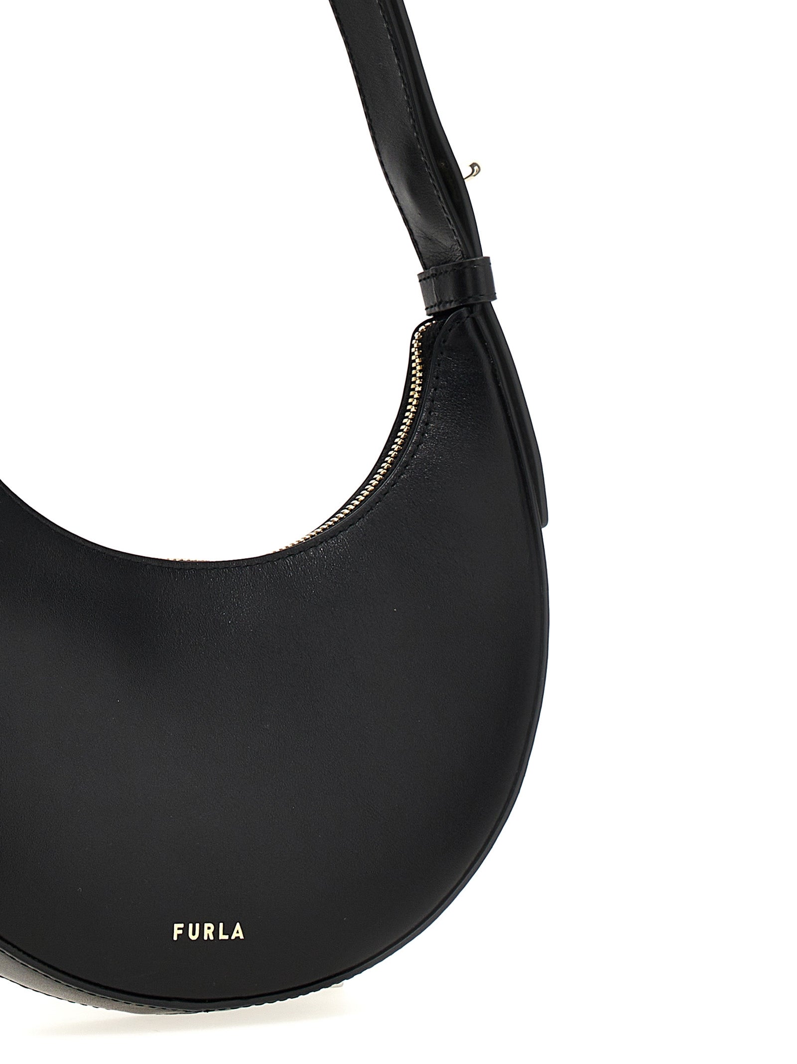 Furla Delizia mini shoulder bag Black Calf Leather (bos Taurus)