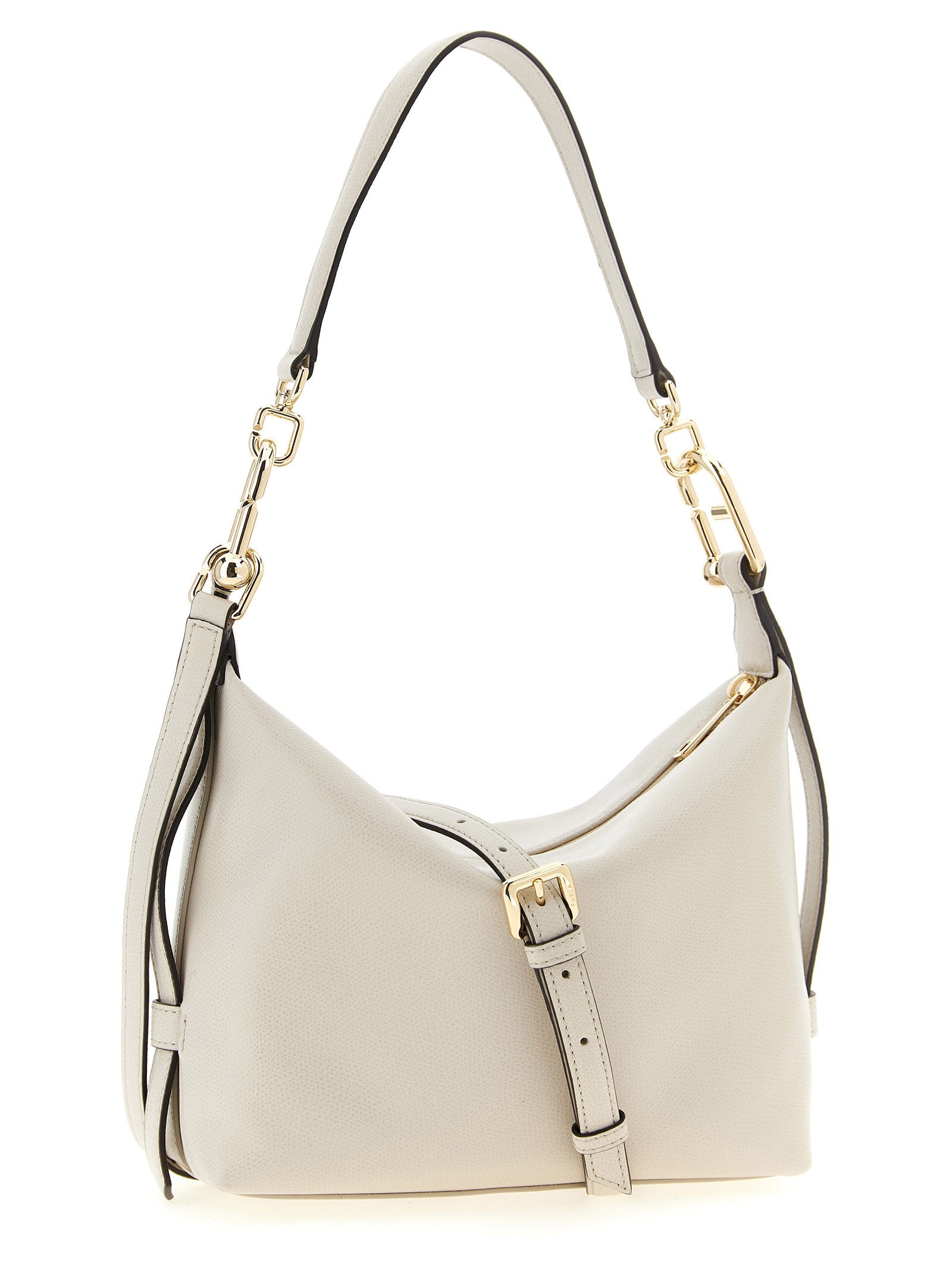Furla Tonie mignon shoulder bag Beige Calfskin Leather (bos Taurus)