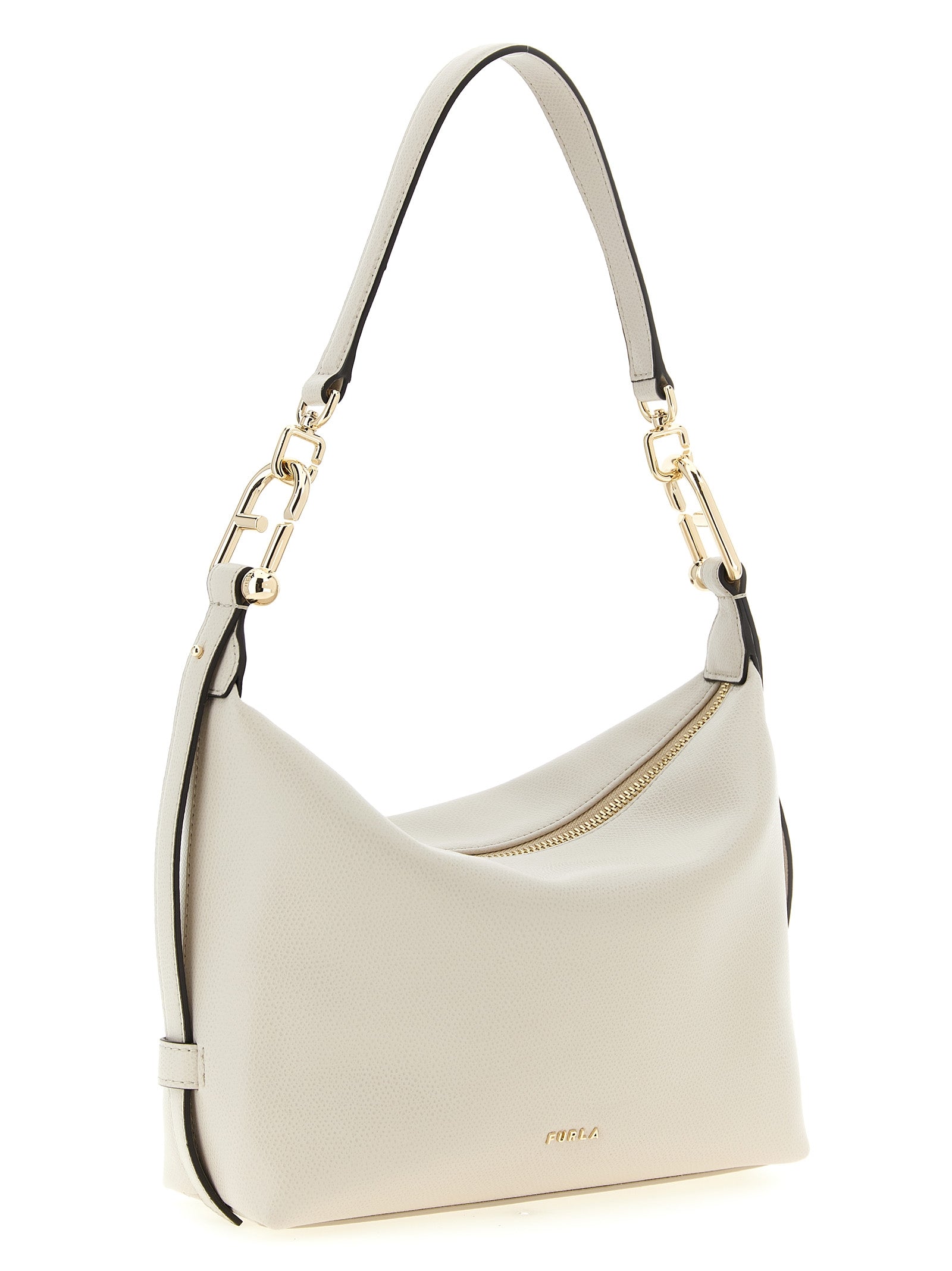 Furla Tonie mignon shoulder bag Beige Calfskin Leather (bos Taurus)