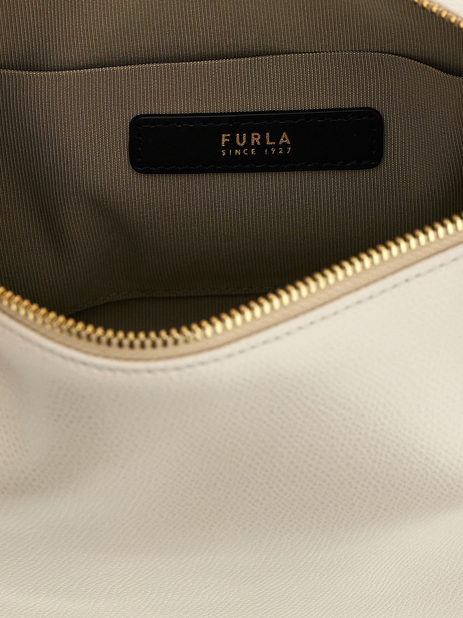 Furla Tonie mignon shoulder bag Beige Calfskin Leather (bos Taurus)