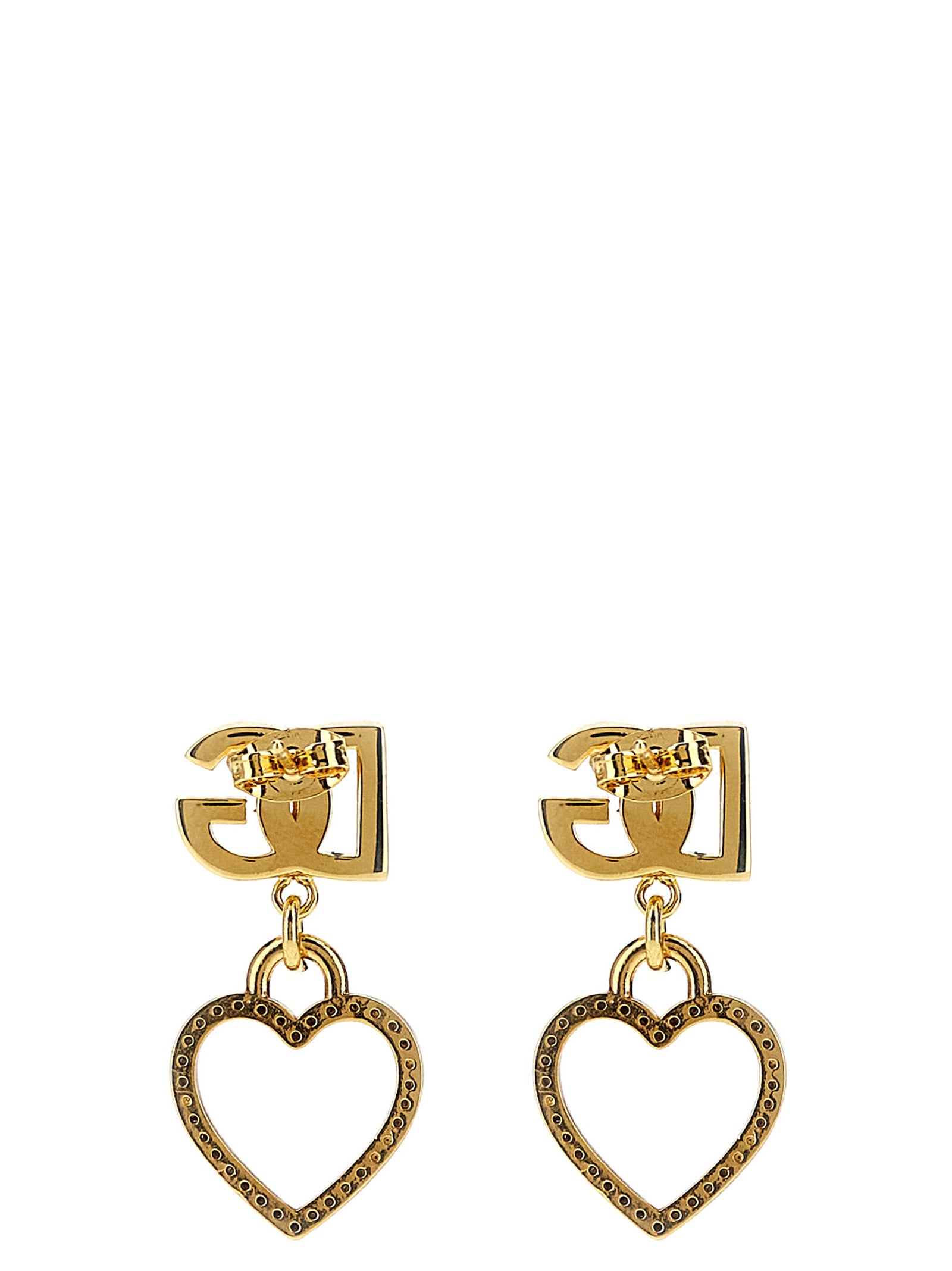 Pendant earrings Gold Brass Jewelry