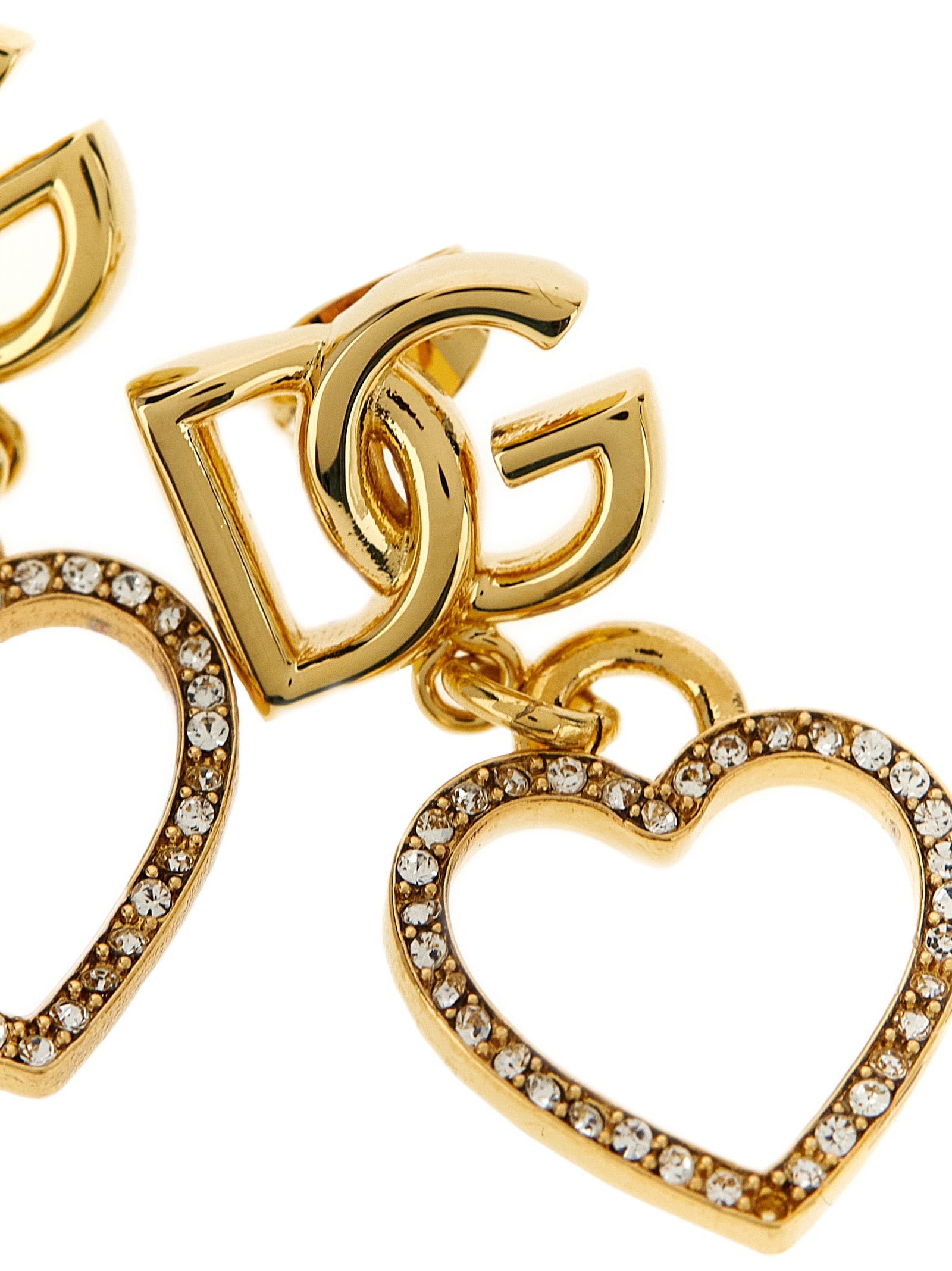 Pendant earrings Gold Brass Jewelry