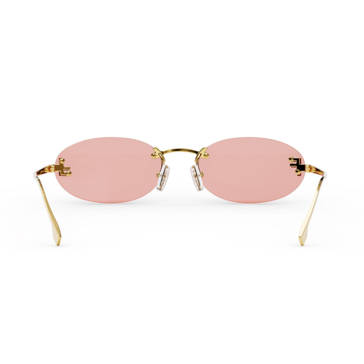 FE4075US 30S Oro Fendi First Crystal Metal Occhiali Da Sole