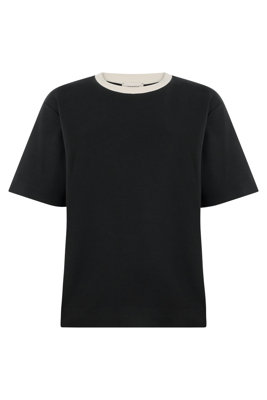 T-Shirt Crew Neck Cotton Black T-shirts & Jerseys
