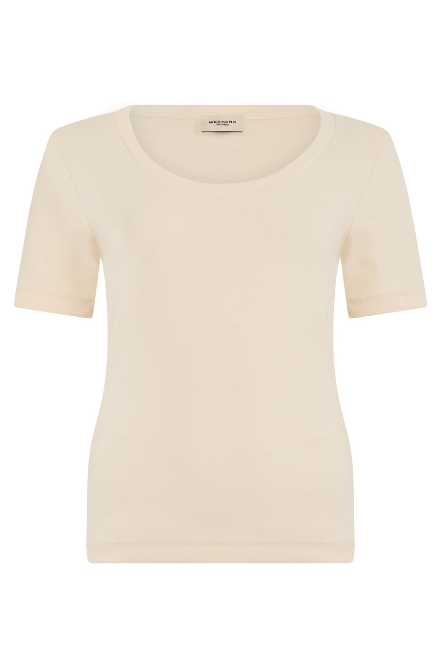 Short-Sleeve T-Shirt Cream Cotton T-shirts & Jerseys