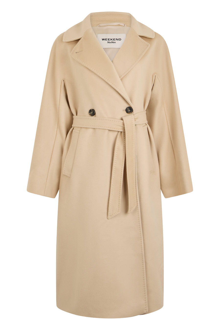 Wool Coat Resina Almond Virgin