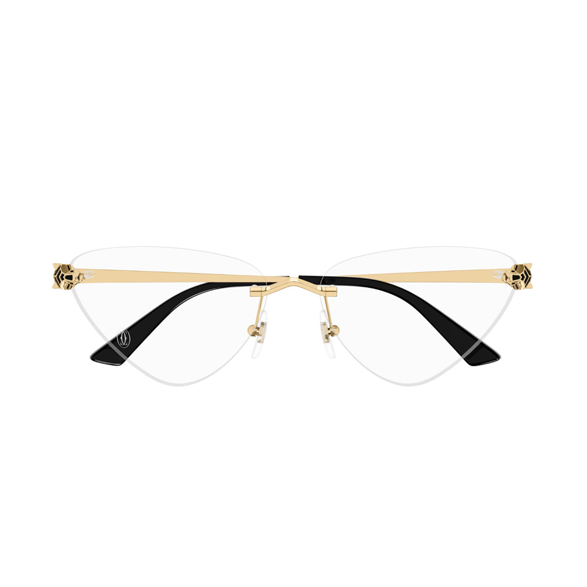 CT0448O Panthere de Cartier 001 Gold Oro Metal Occhiali Vista