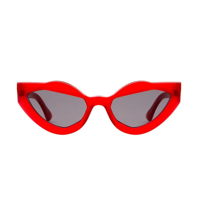 Maske Y8 RD 2GREY Rosso Acetate Occhiali Sole