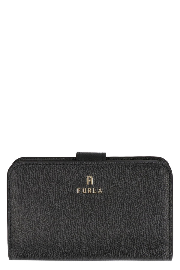 Leather Wallet Camelia Black & Purses
