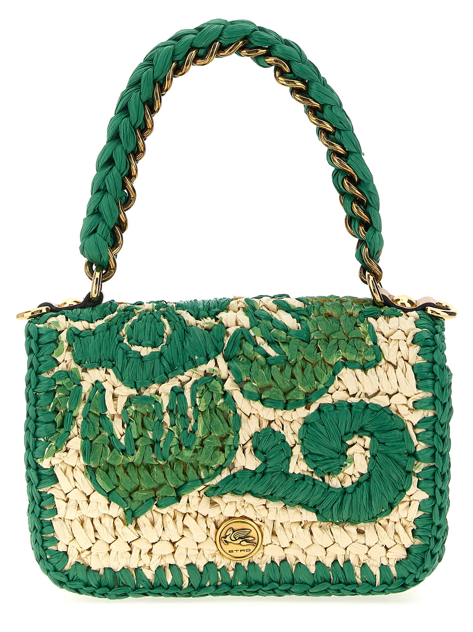 Bond XS handbag Green Paper Hand Bags
