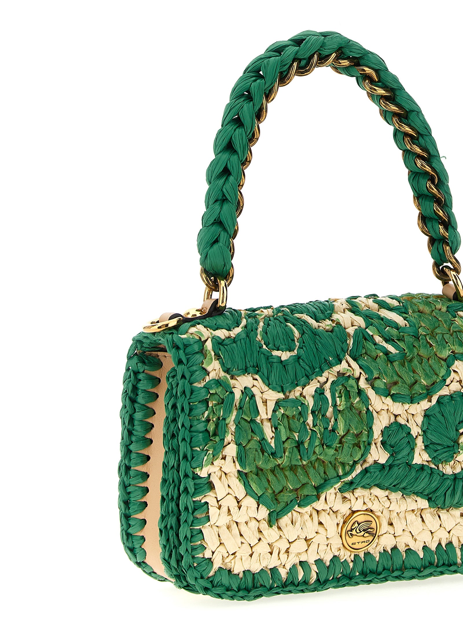 Bond XS handbag Green Paper Hand Bags