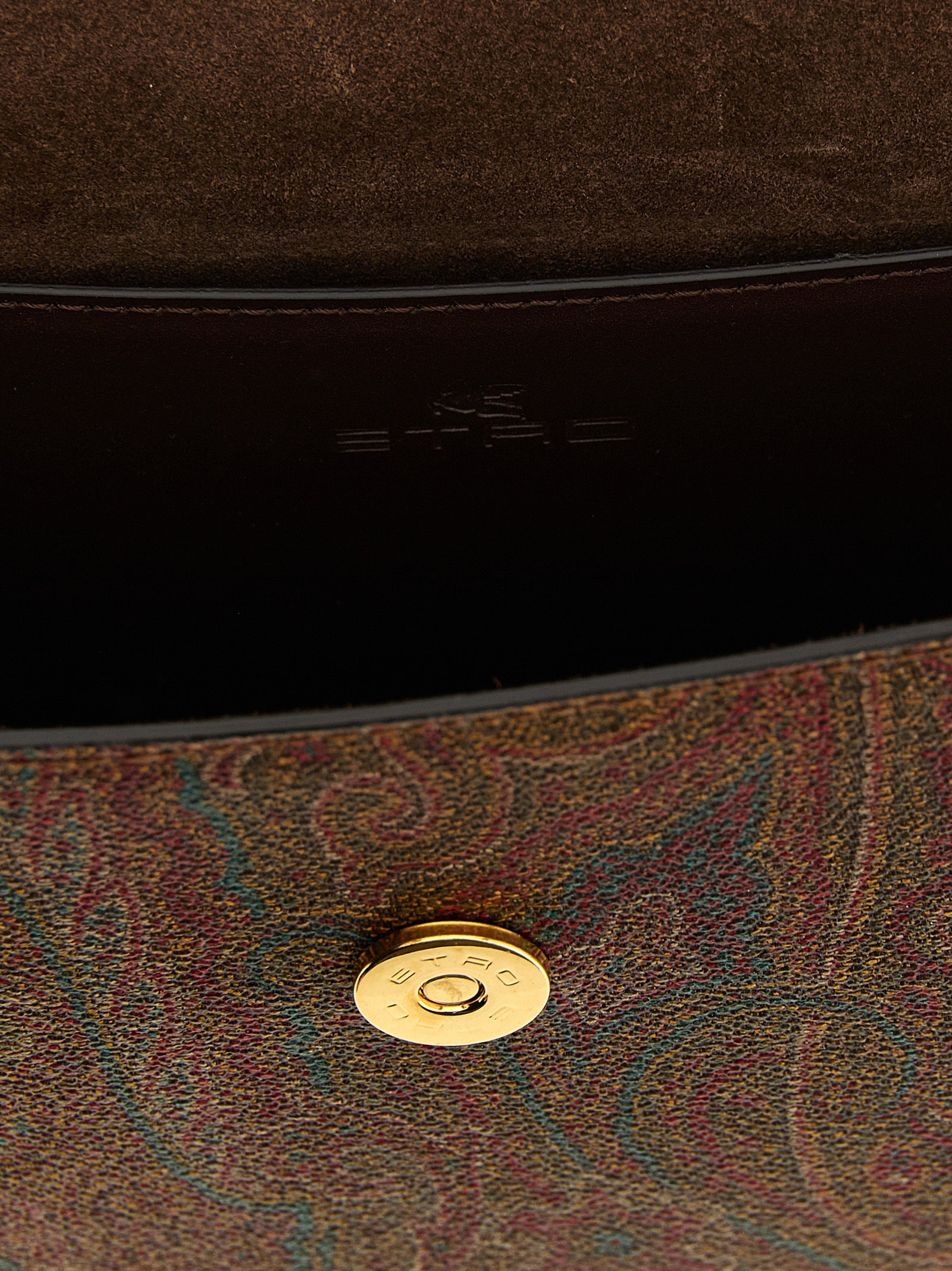 Etro Essential S crossbody bag Brown Cotton