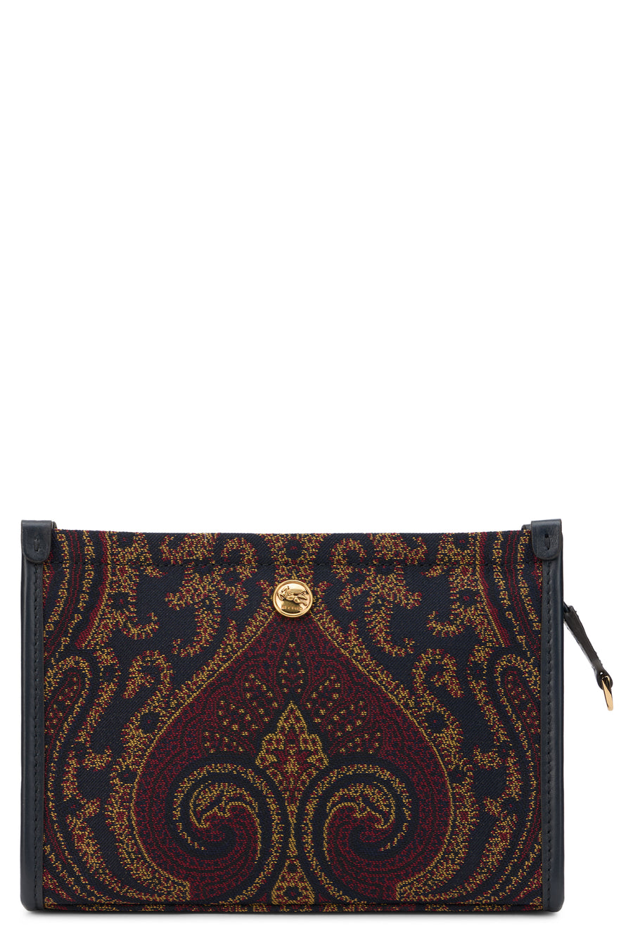 Clutch Pouch Paisley Multicolour Polyester Bags