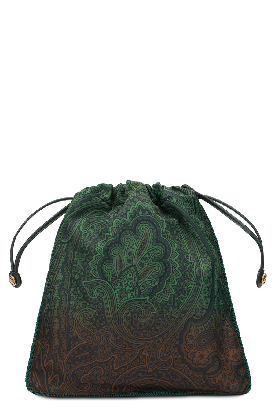 Pouch Bosa Green Nylon Handbags