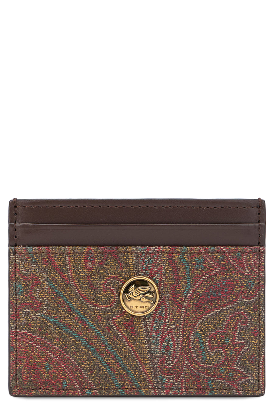Card Holder Brown Cotton Wallets & Purses