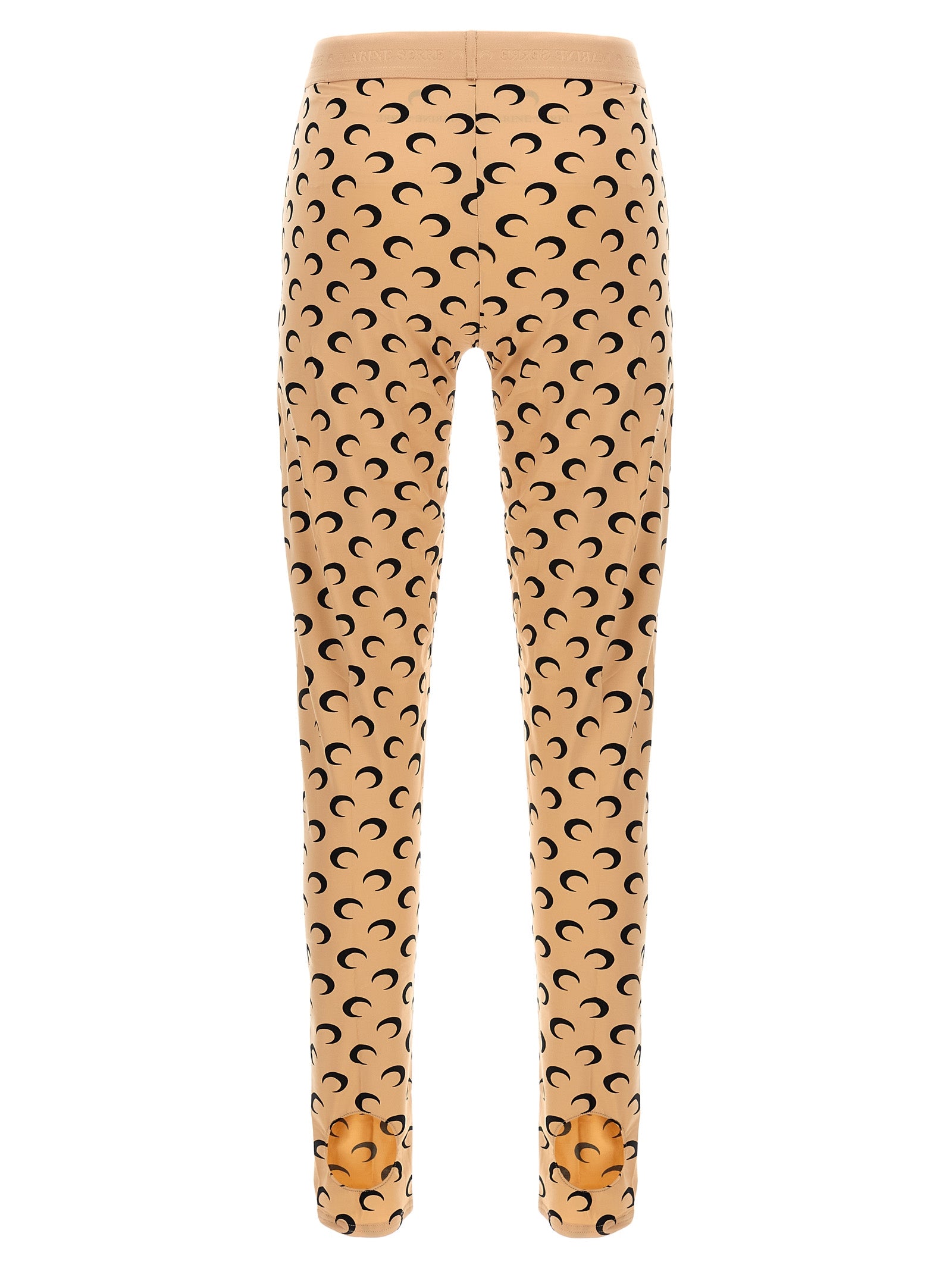 Moon Printed leggings Beige Polyamide