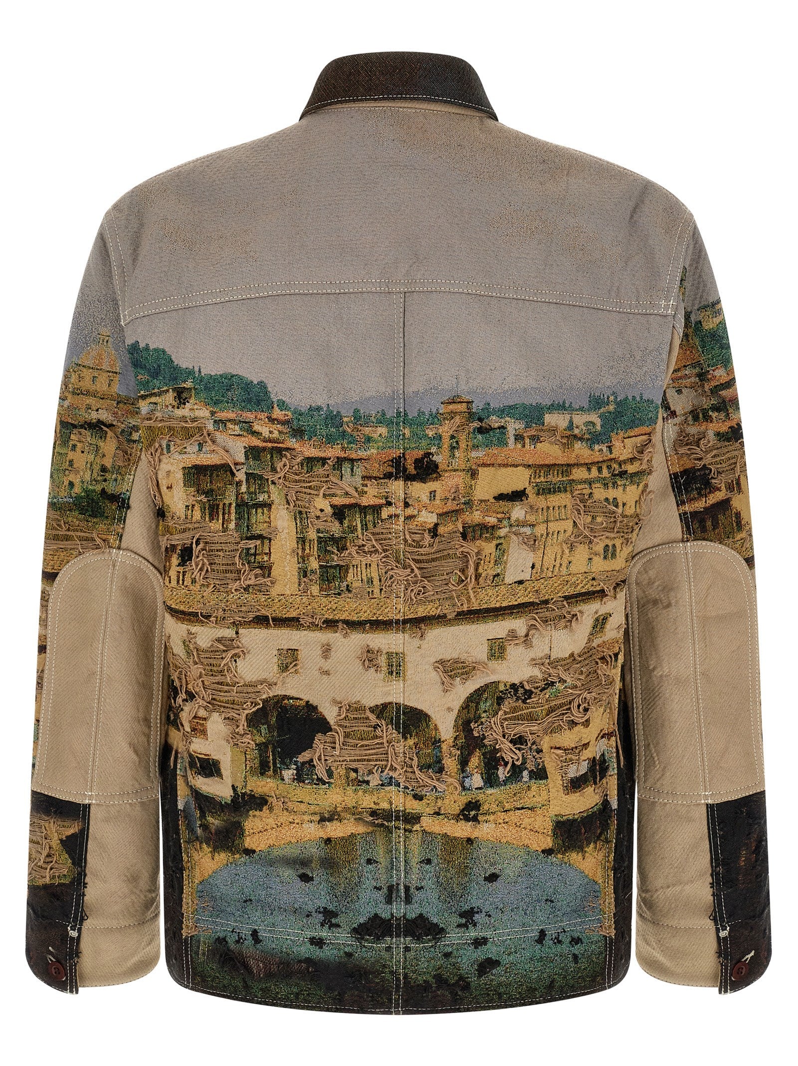 Jacquard Square Jacket Polyester Cotton Nylon Down Jacket, Parka, Casual