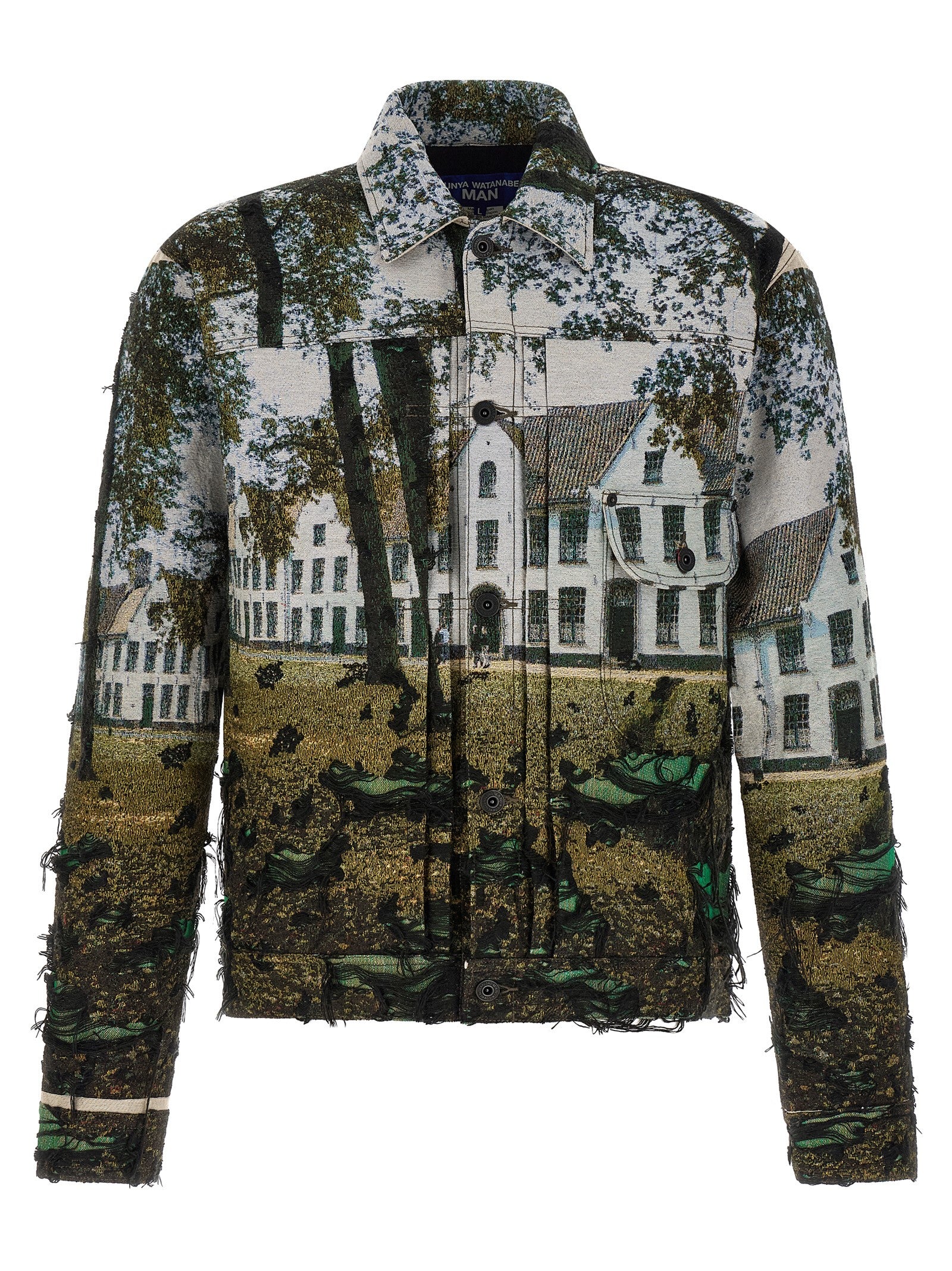 Jacquard Square Jacket Polyester Cotton Nylon Down Jacket, Parka, Casual