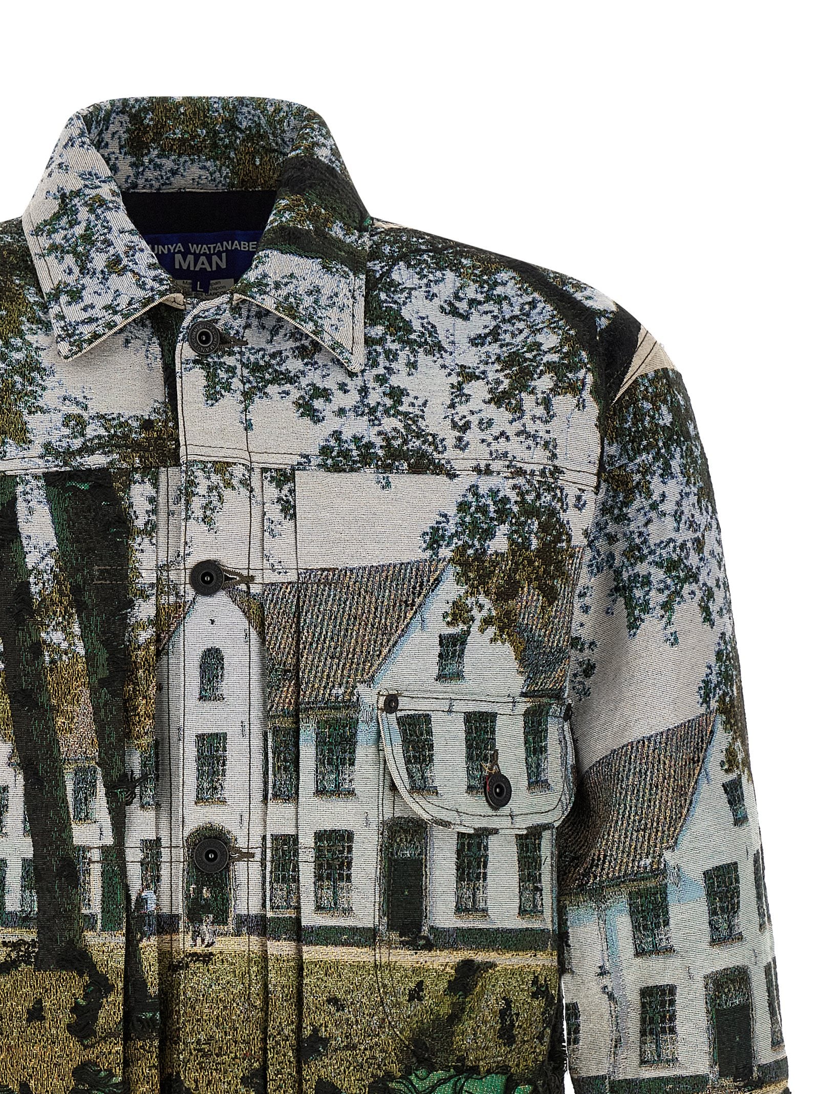 Jacquard Square Jacket Polyester Cotton Nylon Down Jacket, Parka, Casual