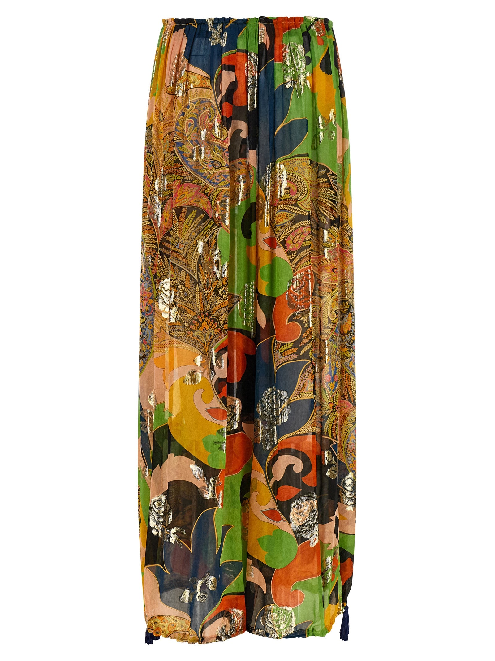 Silk Pants Multicolor