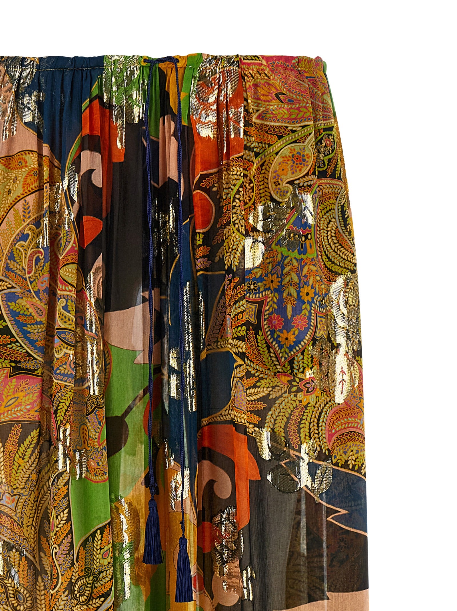 Silk Pants Multicolor