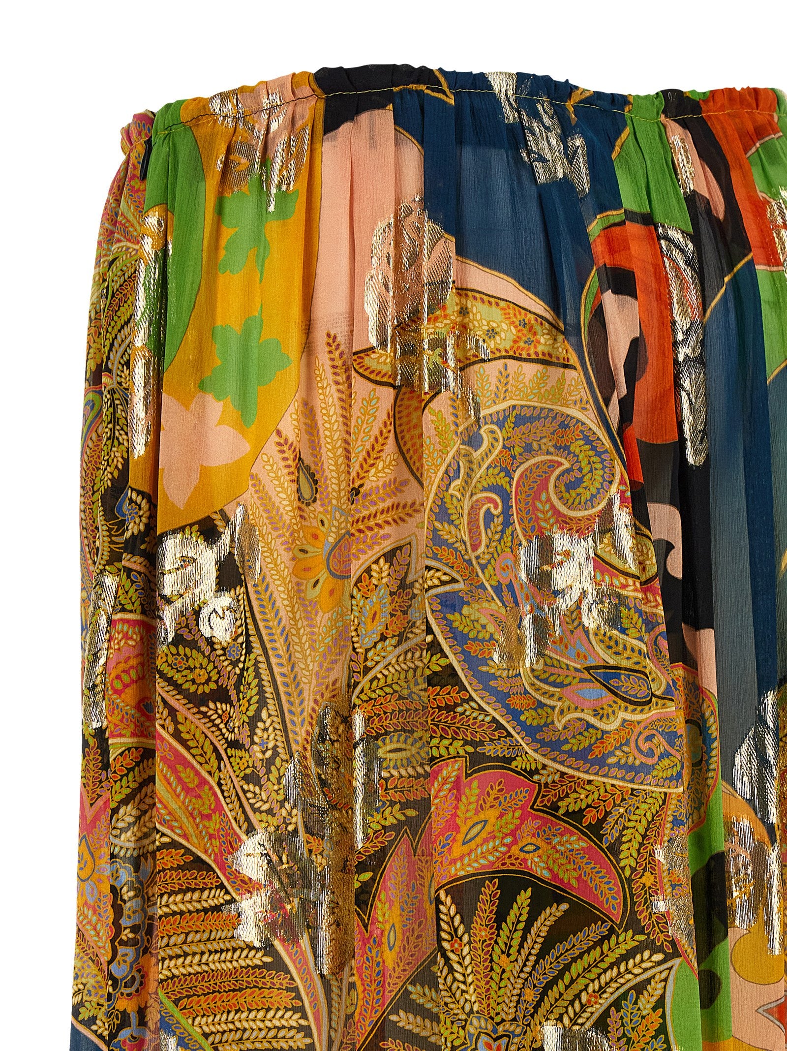 Silk Pants Multicolor