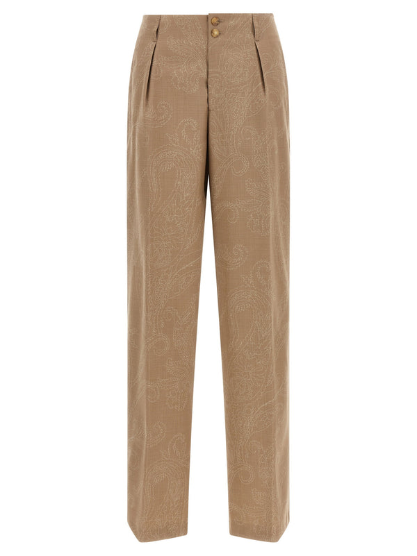 Etro Paisley Jacquard Pants