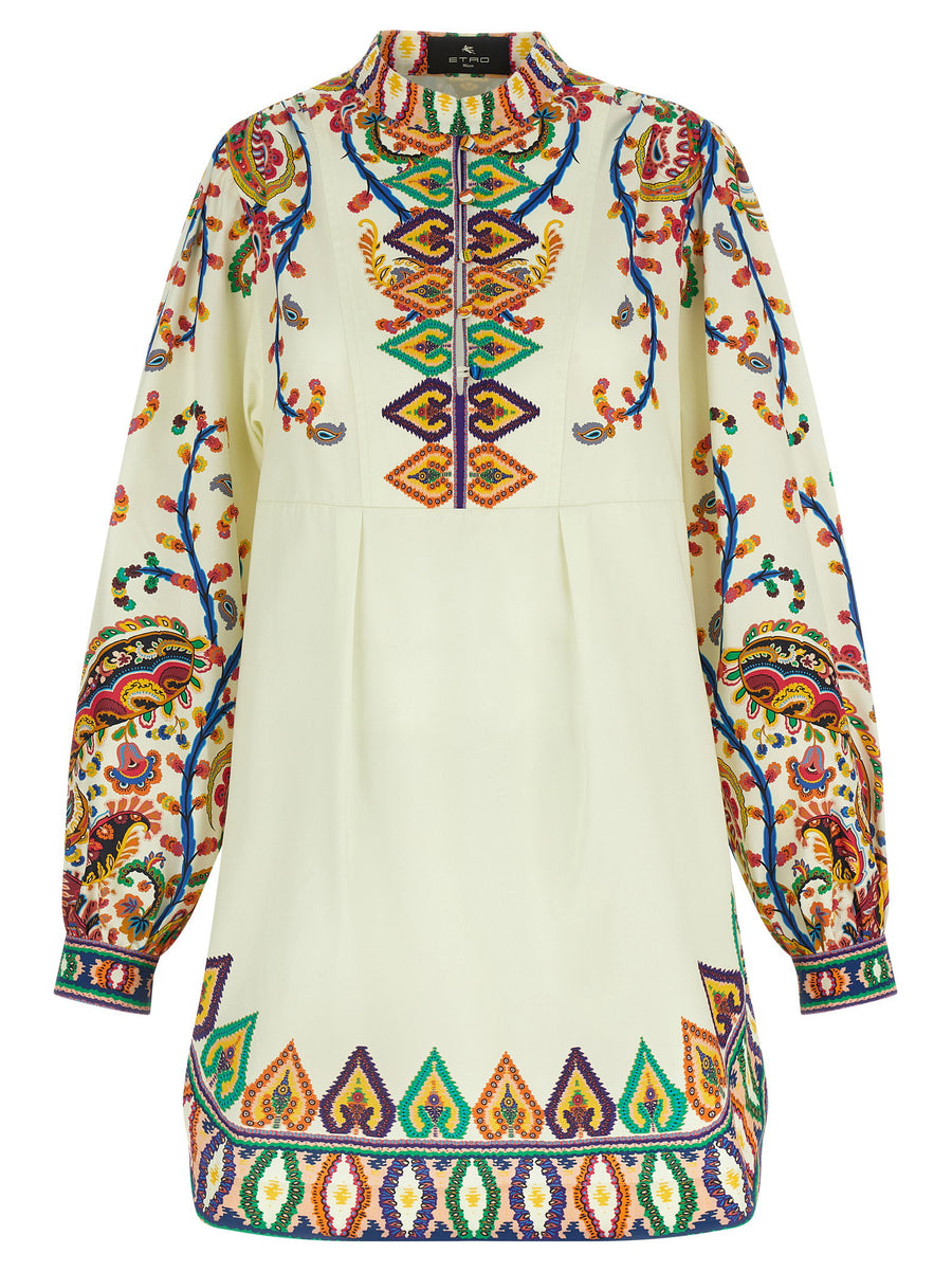 Etro Printed Poplin Dress