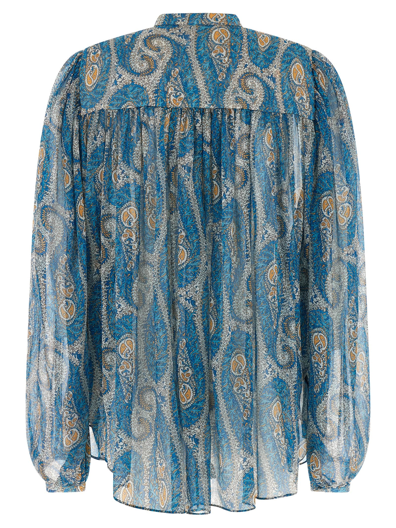 Silk shirt Light Blue Shirt, Blouse